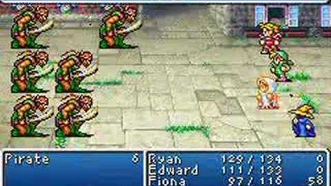 Final Fantasy I DOS Boss Battle #2 - Pirates