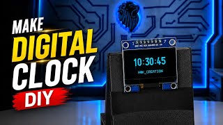 Make Digital Clock Using Arduino Nano + OLED | DIY | Tutorial | H@K_Creation 