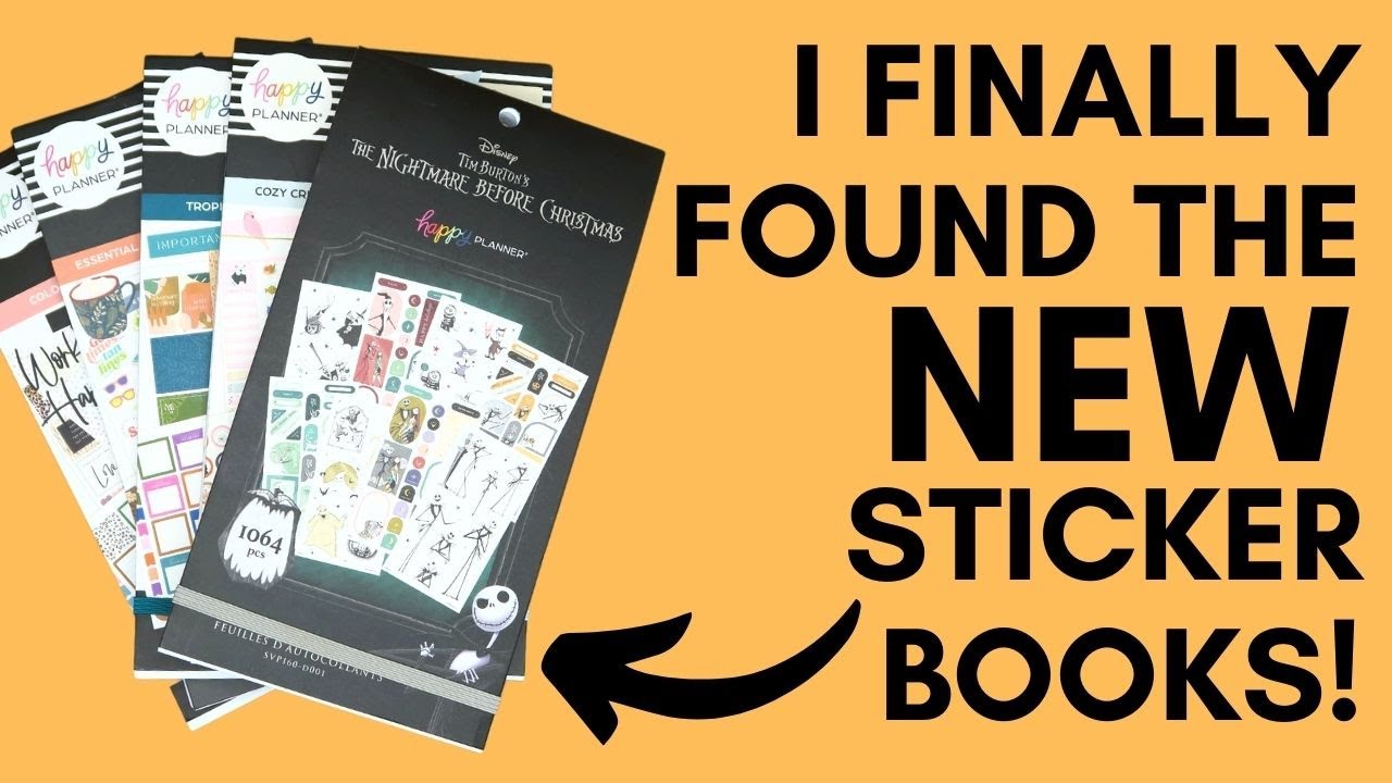 NIGHTMARE BEFORE CHRISTMAS STICKER BOOK & JOANN 50% OFF SALE!