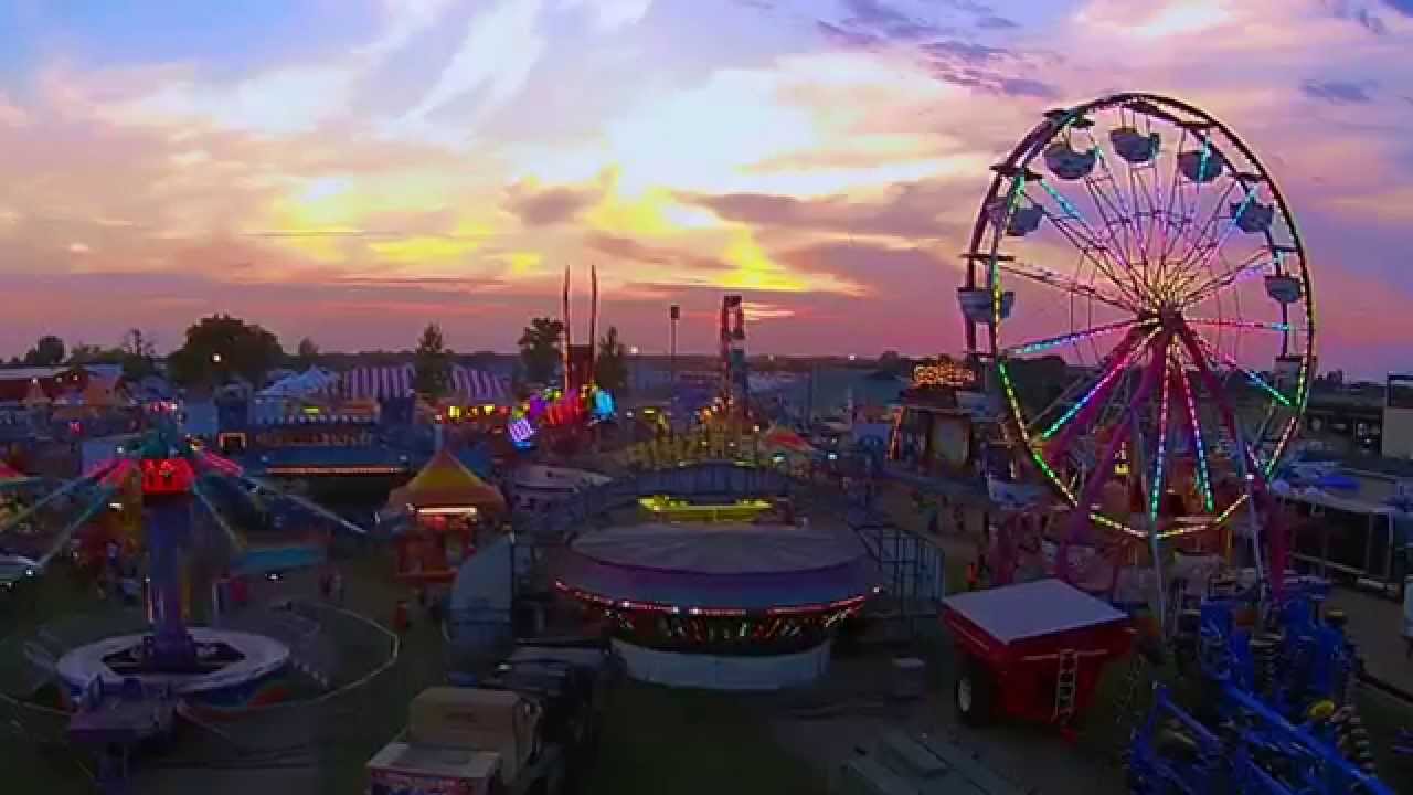 Fly Over the Brown County Fair 2014 YouTube