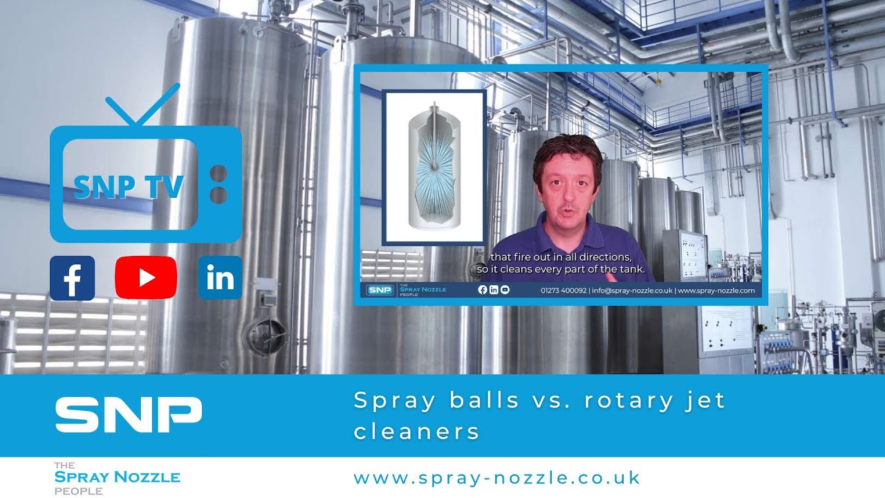 Spray balls vs. rotary jet cleaners