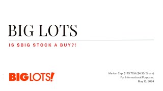 is BIG LOTS (BIG) Stock Undervalued?