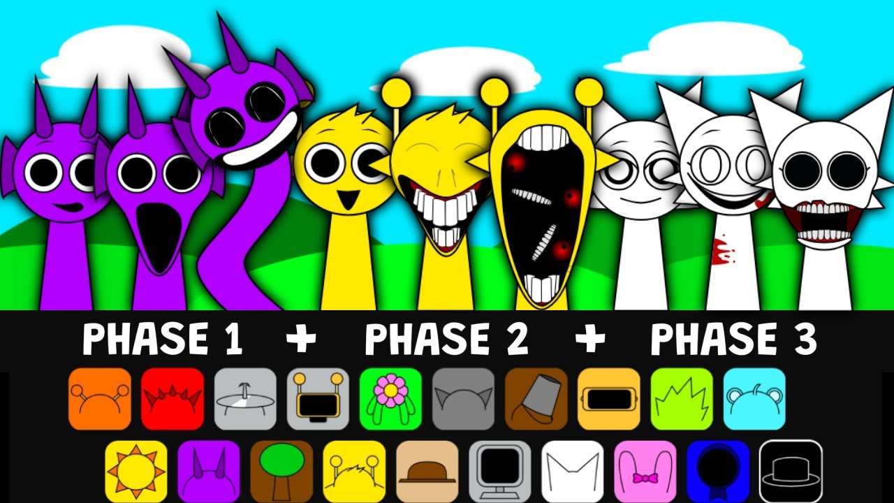 Sprunki Phase 1 + Phase 2 + Phase 3 | DAYLIGHT Version