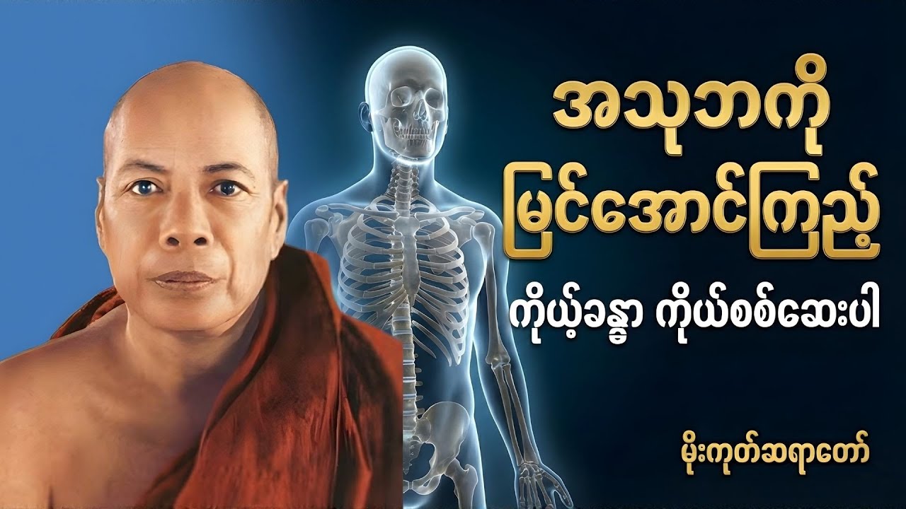 ကိုယ့်အသုဘကိုယ် အမှန်မြင်အောင်ကြည့် အလုပ်ပေးတရားတော် | မိုးကုတ်ဆရာတော်