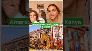 America reaction to Kenya buses #moodnganya #matatuculture #shorts #nganya254