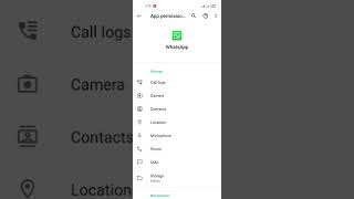 Whatsapp Permission On A Mobile Phone Setting