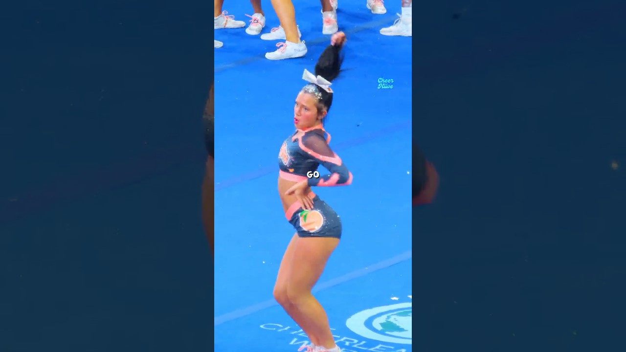 Vicious in PEACH!🍑 #cheerleading #performancecheer #cheer #cheercompetition #cheerleader