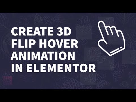 Create 3D Flip Hover Animation in Elementor | Elementor Pro Tutorial