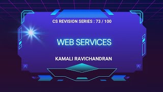 73. Web services | Computer Networks | Class 12 computer science board exam revision series News