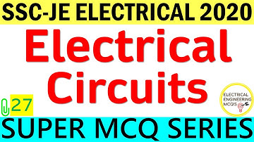 Electrical Circuits MCQ | SSC-JE | Class 27 |  हिंदी 🔴