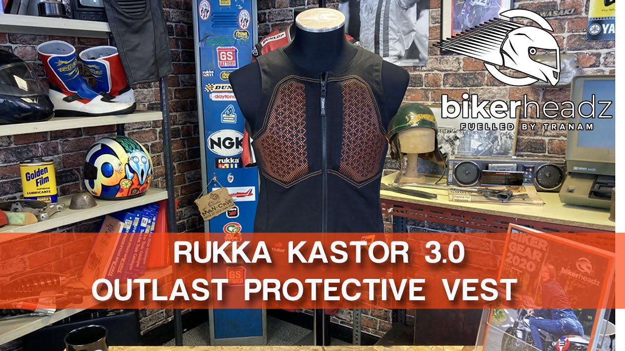 stempel sigte trække Rukka Kastor 3.0 Outlast Protective Motorcycle Vest | Bikerheadz.co.uk -  YouTube