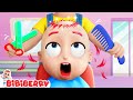 Babys first haircut  johny johny yes papa  kids songs  bibiberry nursery rhymes