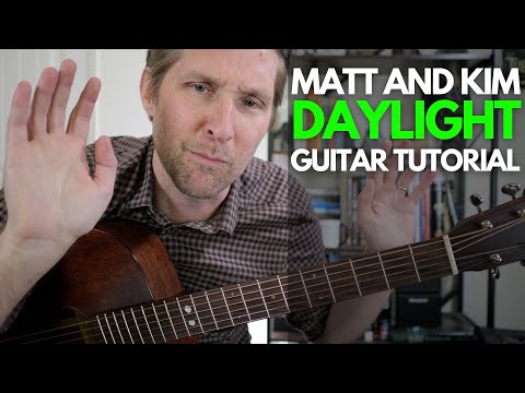 Daylight by Matt and Kim Guitar Tutorial - Guitar Lessons with Stuart!