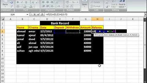 excel 12 By Ustad Barekzai function and Formulas