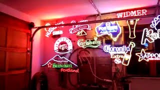 My Neon Beer Sign Collection