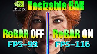 Nvidia Resizable BAR ON vs OFF | RTX 3060Ti | Test in 10 Games