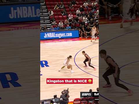 Rookie showing off in his Las Vegas debut 🔥 #kingstonflemings #hawks #nba #summerleague