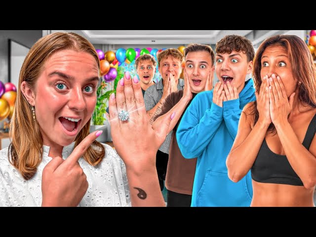 OVERRASKER VENNER OG FAMILIE MED RINGEN!!