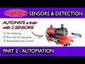 Model railway sensors  detection part 2  train detection and automation with ir sensors