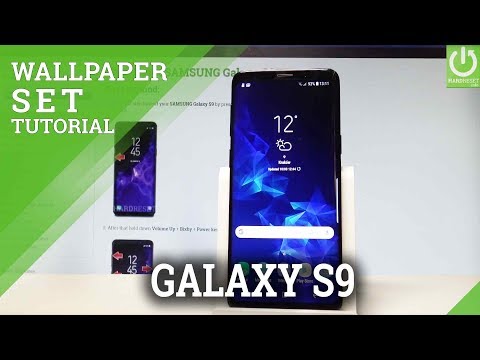 How To Set Wallpaper In Samsung Galaxy S9 Home Screen Lock Screen Hardreset Info Youtube