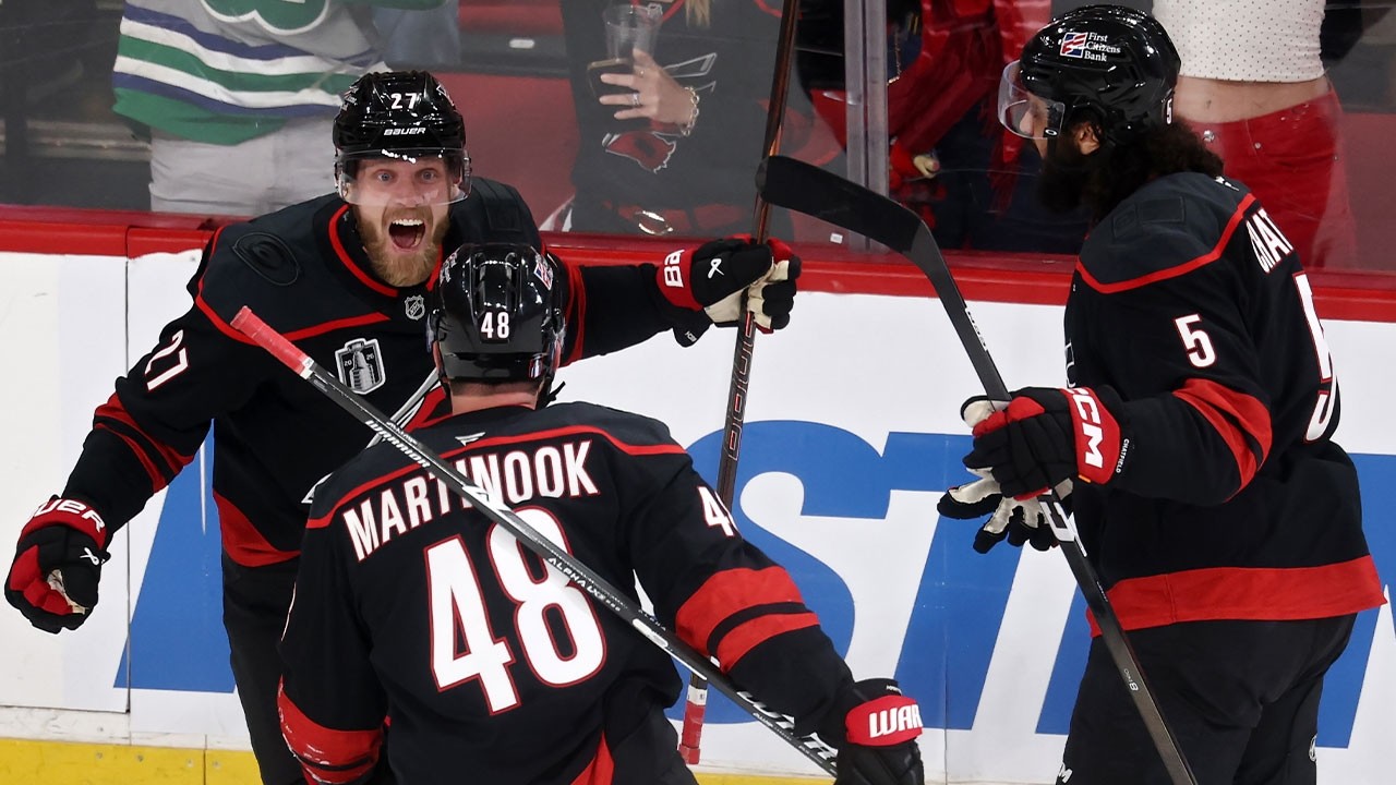 Ehlers AGAIN! Canes up in Stanley Cup Final Game 1!!
