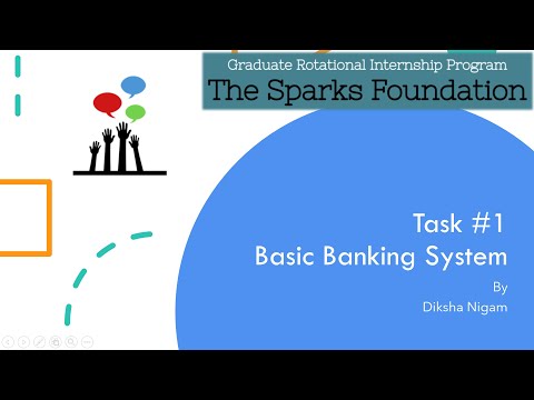 Basic Banking System | The Sparks Foundation | #GRIPJULY21 | Web Development and Design Intern