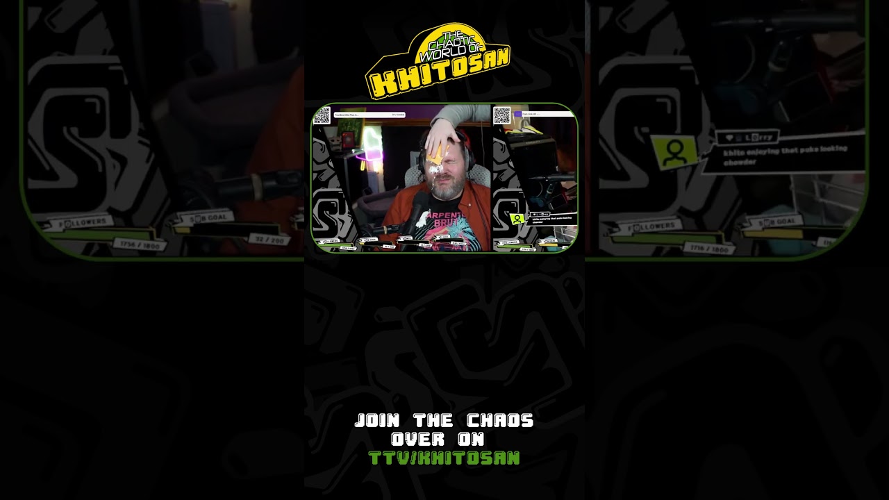 A trailer in the style of a Chaotic yet wholesome streamer