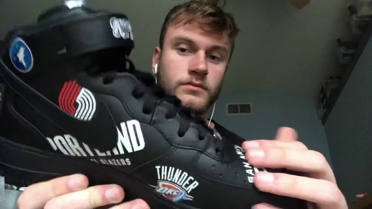 ASMR Supreme x Nike x NBA Sneaker tapping, scratching, and more!