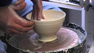 Tim Gee ceramics, throwing porcelain