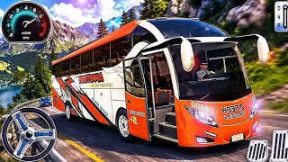 US Coach Bus Simulator 3d - Real Uphill Coach Bus Drive - Android GamePlay screenshot 1
