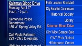 Centerville April Events Calendar