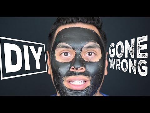 Painful charcoal peel off mask