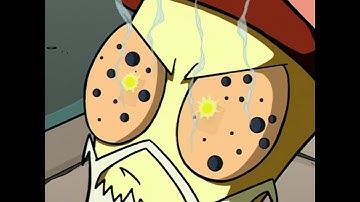 Invader Zim stares at the sun