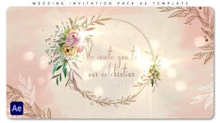 Wedding Invitation Pack 2 - After Effects Template | Free Download | Templates for Creators