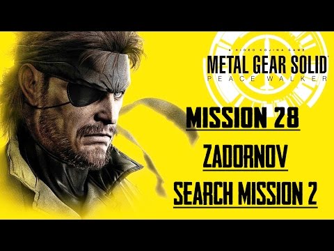 MGS: Peace Walker - #28 Zadornov Search Mission 2 - 0 Alerts