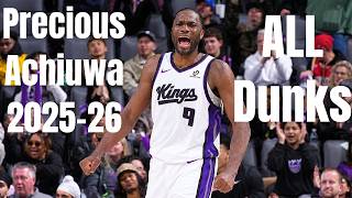 Precious Achiuwa 2025-26 ALL Dunks