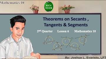 2nd Quarter Grade 10 Math -( Lesson 6) Theorems on Tangent, Secant and Segments