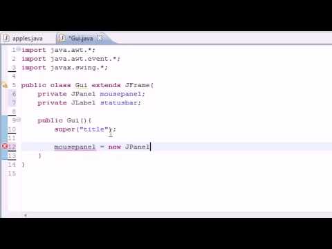 Java Programming Tutorial   74   Mouse Events