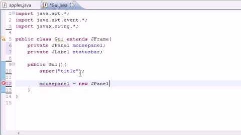Java Programming Tutorial   74   Mouse Events