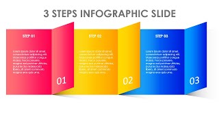 Animated 3 Steps Slide design in PowerPoint | Free Download