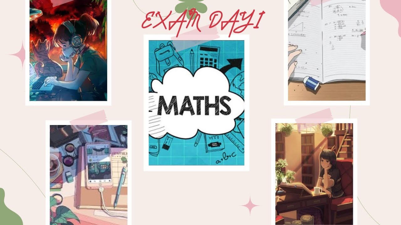 Maths exam/exams days/sandhya study vlog