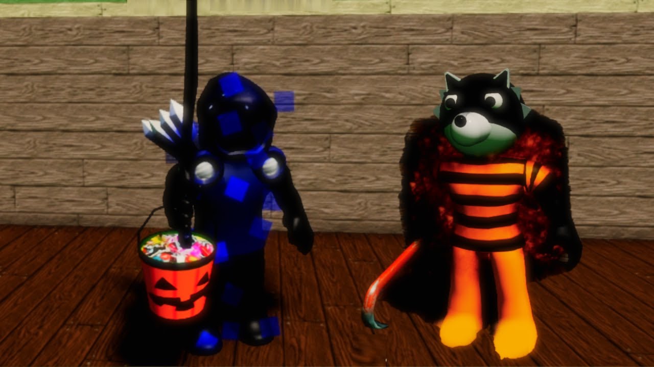 Piggy Rp 2 Dominus Beary And Rash S Halloween Costume Badge Roblox - polysonic rp sonic roblox fangame