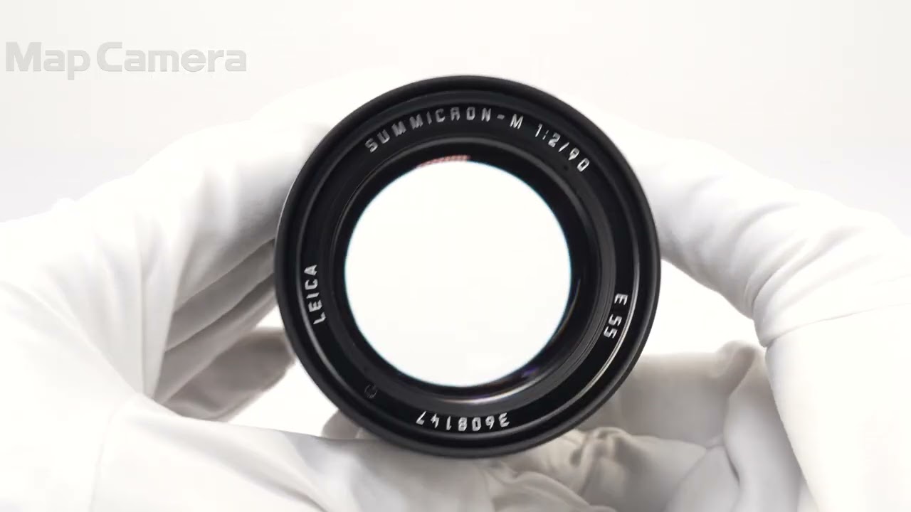 Leica (ライカ) ズミクロン M90mm F2 E55 フード組込 美品 - YouTube