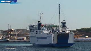 Marmari Express - Arrival at Lavrion port ( HD video )