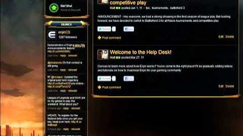 Enjin Twitter Module