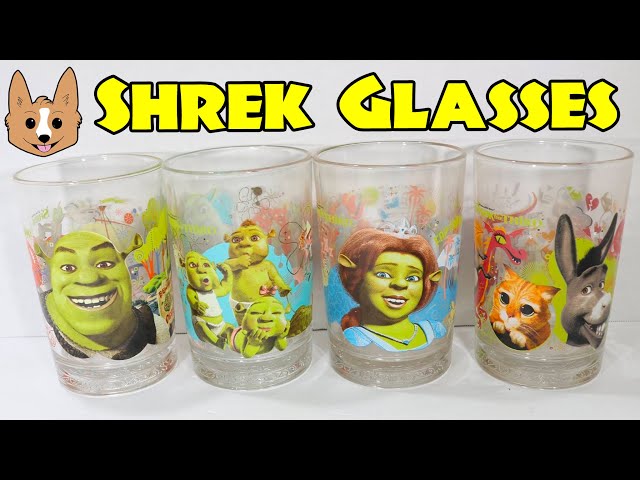 McDonald's Shrek Glasses - Complete Set from 2007 - The FANily 