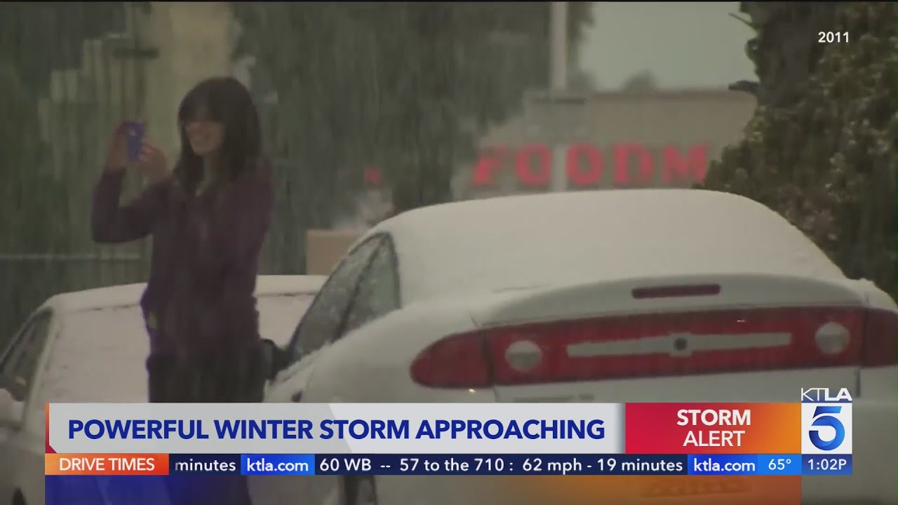 Southern California braces for cooler temps, heavy rain and lower ...