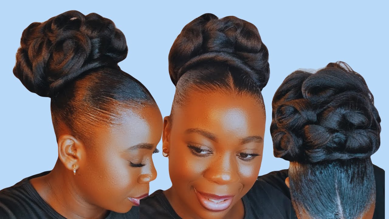 THE ELEGANCE ROSE 🌹 UPDO ✨