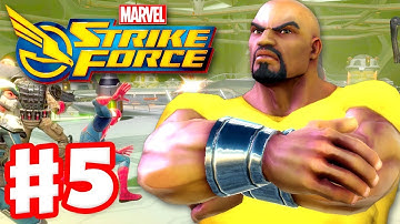 Marvel Strike Force - Gameplay Walkthrough Part 5 - Luke Cage and Blitz!