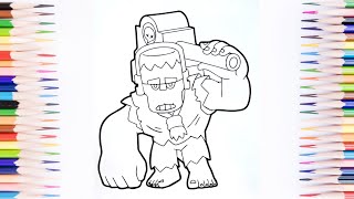How to Color Brawl Stars Coloring Game Frank screenshot 3